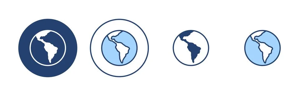 World map vector. Worldmap sign and symbol. Globe icon Illustrazione stock