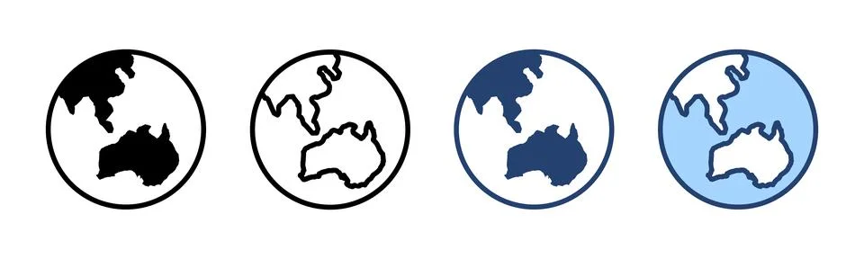 World map vector. Worldmap sign and symbol. Globe icon Stock Illustration
