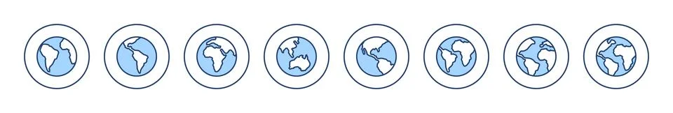 World map vector. Worldmap sign and symbol. Globe icon Stock Illustration