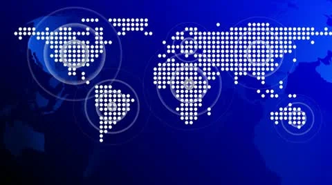 World Maps Background (1) Stock Footage 8931250