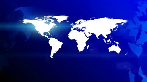 World Maps Background (2)  +  " Think Different " Stock Footage 8931251