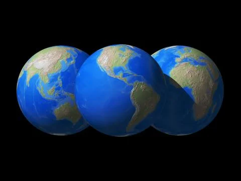 World maps Stock Illustration