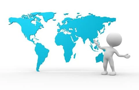World maps Illustrazione stock