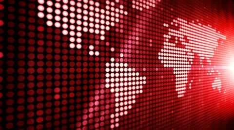 World maps point art 13 Video stock 10574606