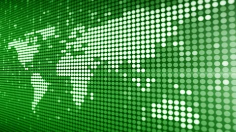 World maps point art 17 Stock Footage 10770367