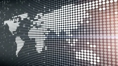 World maps point design v3 Stock Footage 12654844