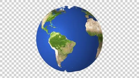 World mapworld map on transparent background, png format Stock Photos