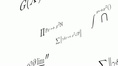 World of Mathematical equations Stock Footage 11340978