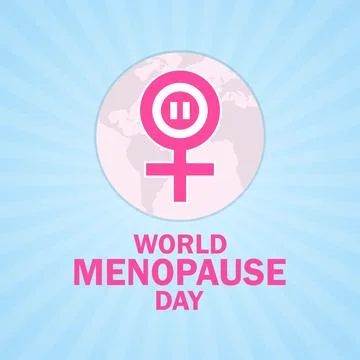 World Menopause Day Illustrazione stock