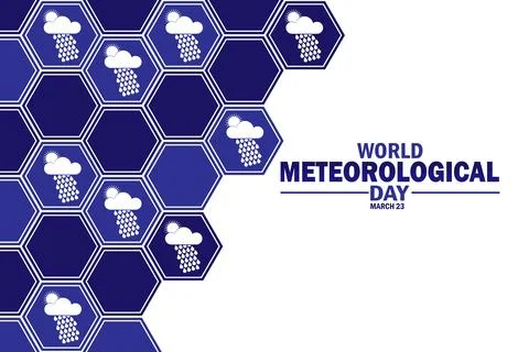 World Meteorological Day, background Ilustración de archivo