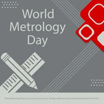 World Metrology Day Stock Illustration