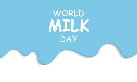 World milk day liquid Stock Illustration