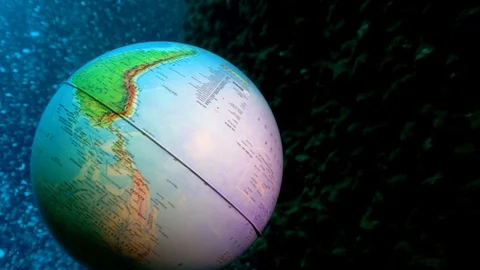 World Model Underwater Stock Footage 123425444
