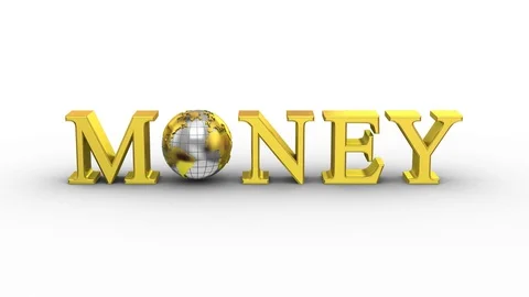 World Money Animation Stock Footage 72928598
