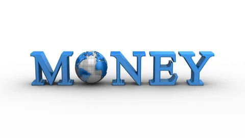 World Money Animation Stock Footage 72970978