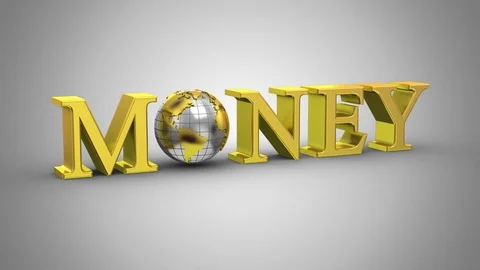 World Money Animation Stock Footage 73105133