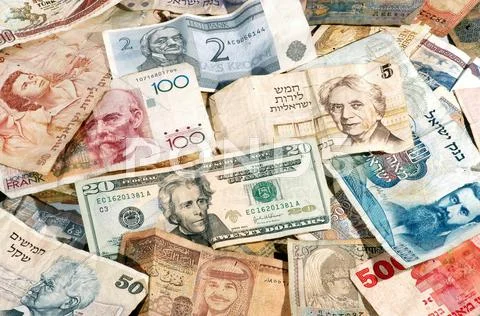 World money Stock Photos