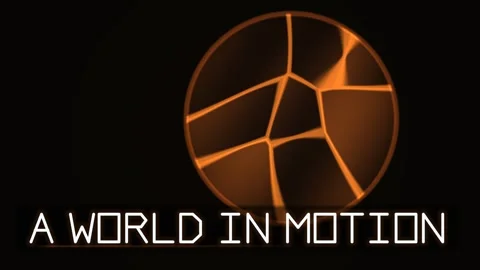 A world in motion shows dynamic shapes and flowing lines Stock Footage 341622758