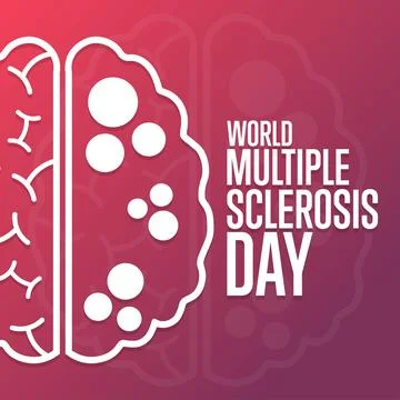 World Multiple Sclerosis Day. 30 May. Holiday concept. Template for background Stock Illustration