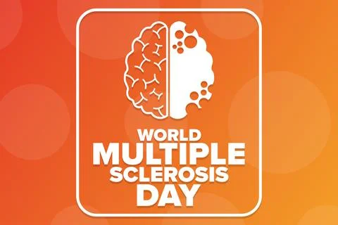 World Multiple Sclerosis Day. 30 May. Holiday concept. Template for background Stock Illustration