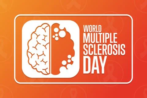World Multiple Sclerosis Day. 30 May. Holiday concept. Template for background Stock Illustration
