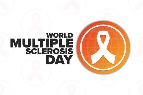 World Multiple Sclerosis Day. 30 May. Holiday concept. Template for background Stock Illustration