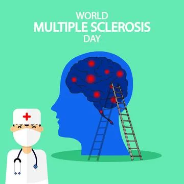 World multiple sclerosis day Stock Illustration