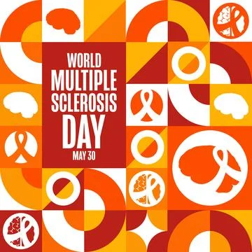 World Multiple Sclerosis Day. May 30. Holiday concept. Template for background Stock Illustration