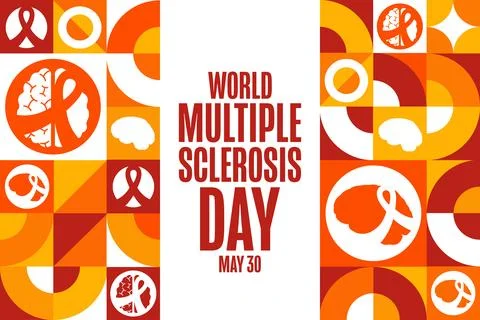 World Multiple Sclerosis Day. May 30. Holiday concept. Template for background Stock Illustration