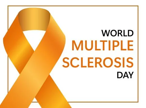 World Multiple Sclerosis Day. Raising awareness of World Multiple Sclerosis Day  스톡 일러스트