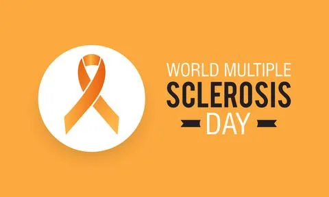 World Multiple Sclerosis day. world raise awareness concept for banner, poste Stock Illustration