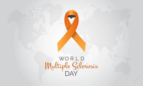 World Multiple Sclerosis day. world raise awareness concept for banner, poste Stock Illustration