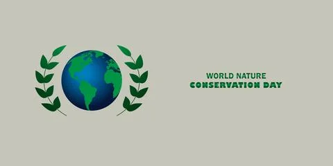 World nature conservation day Stock Illustration