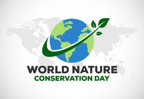 World nature conservation day vector illustration Ilustración de archivo