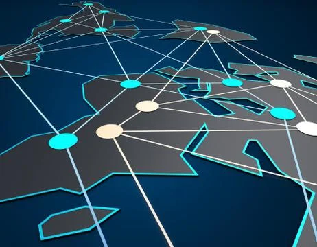 World network connection Stock Illustration