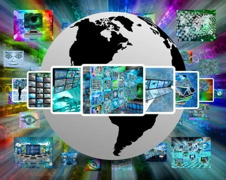 World network Stock Illustration