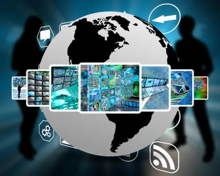 World network Stockillustratie