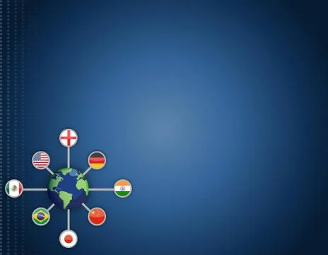 World networking communication background concept 스톡 일러스트