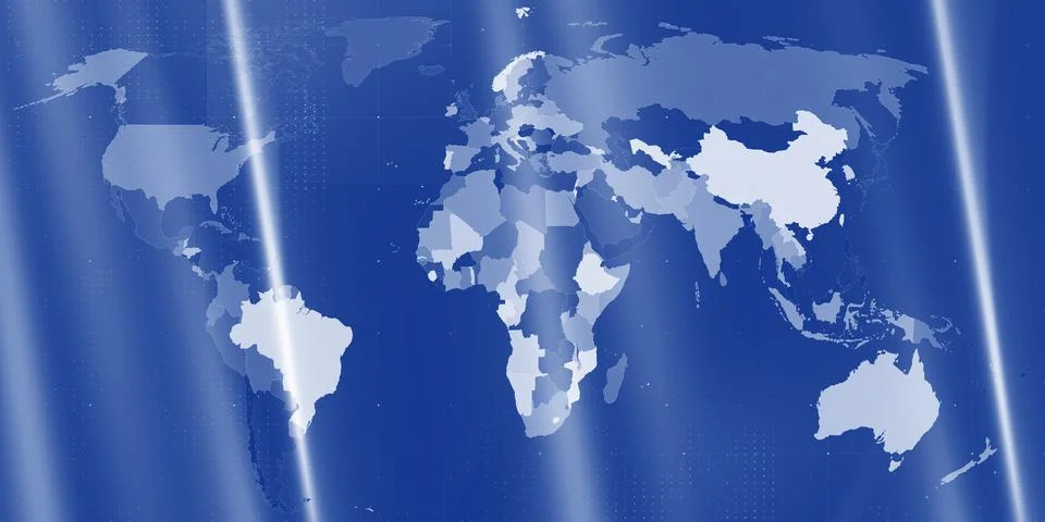 World News Background Image Visualization Illustrazione stock