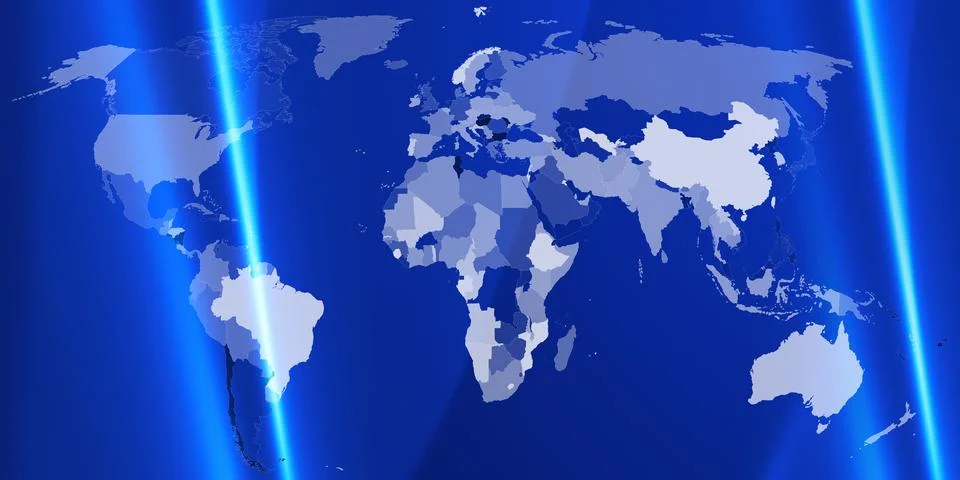 World News Background Image Visualization Illustrazione stock