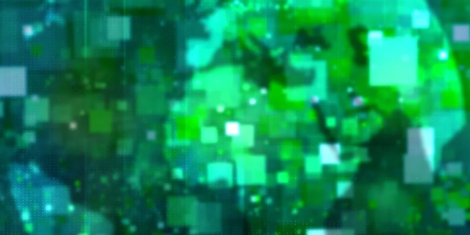 World News Background Image Visualization 库存插图