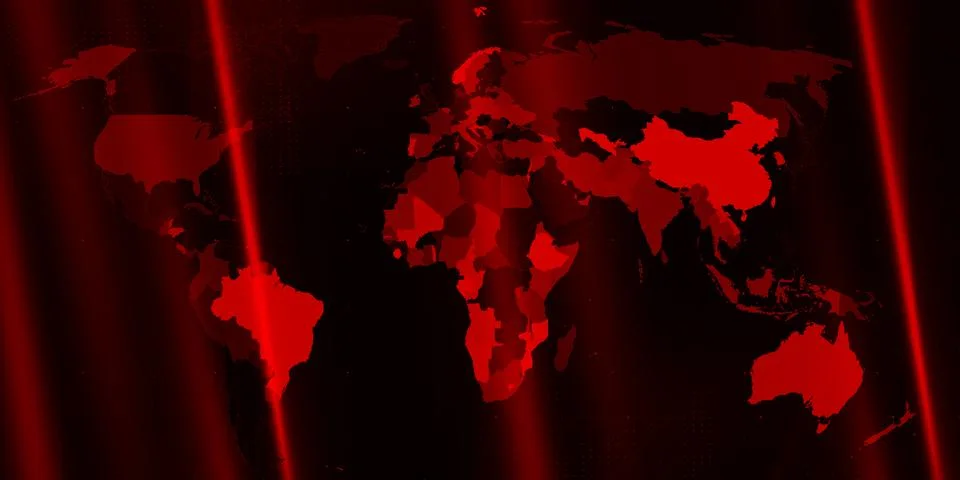 World News Background Image Visualization Illustrazione stock
