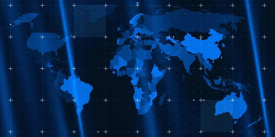 World News Background Image Visualization Illustrazione stock