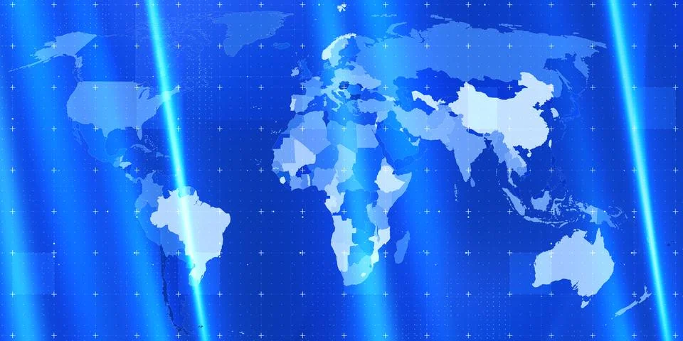 World News Background Image Visualization 库存插图