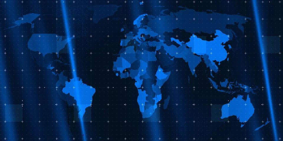 World News Background Image Visualization Stock Illustration