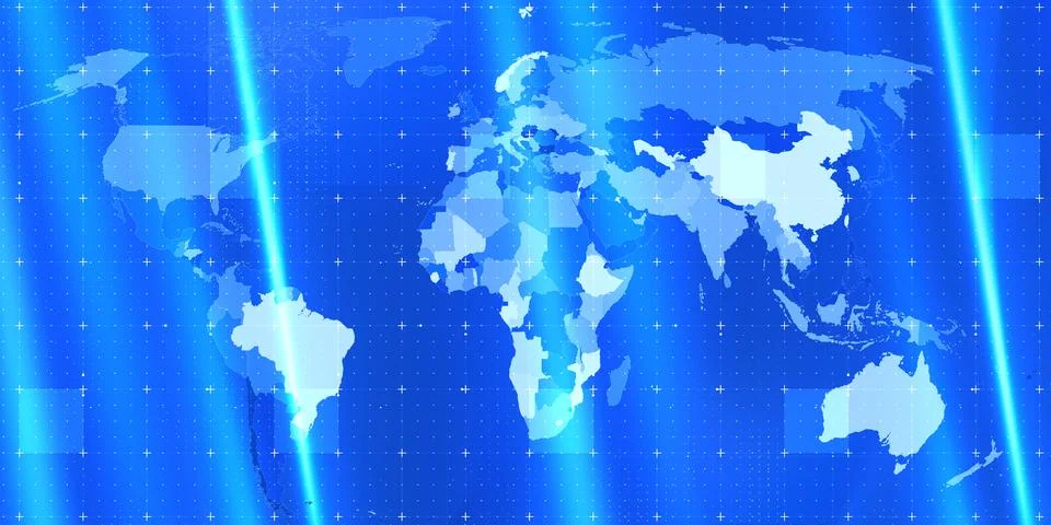 World News Background Image Visualization Stock Illustration