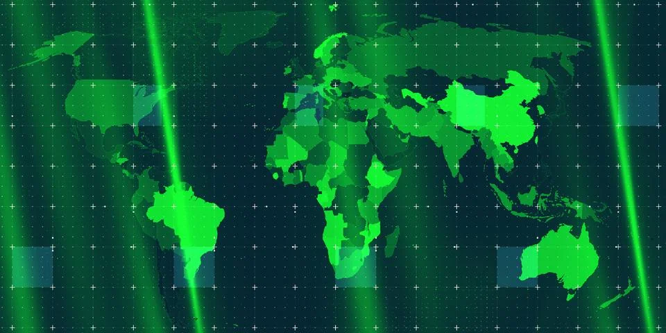 World News Background Image Visualization Stockillustratie