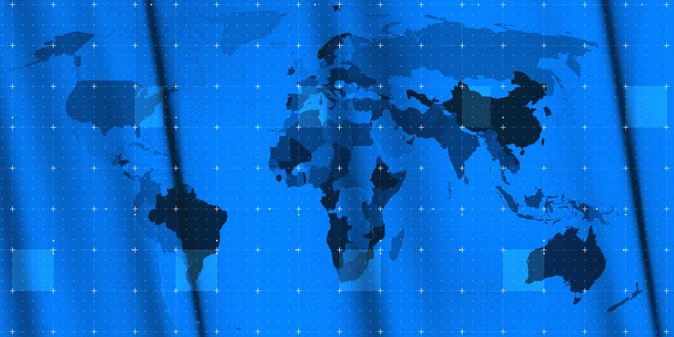 World News Background Image Visualization Stock Illustration