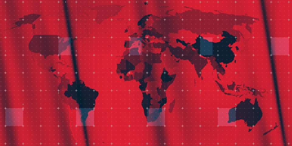 World News Background Image Visualization Stock Illustration