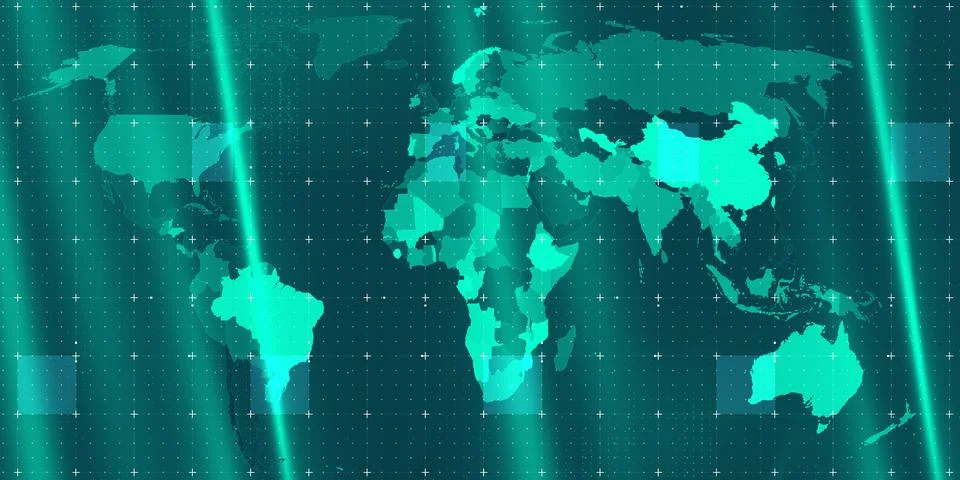 World News Background Image Visualization Stock Illustration